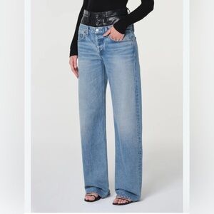 AGOLDE Elson High Rise Wide Leg Jeans size 27 brand new $298